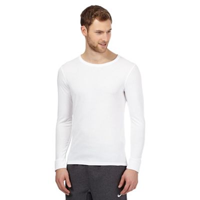 White long sleeved thermal top